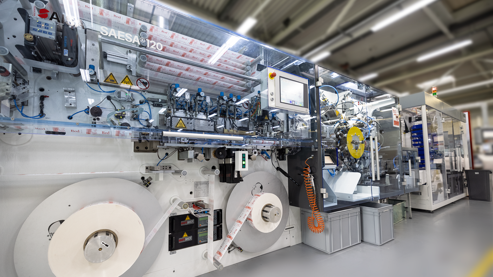 SAESA®120 laminate tube making machine